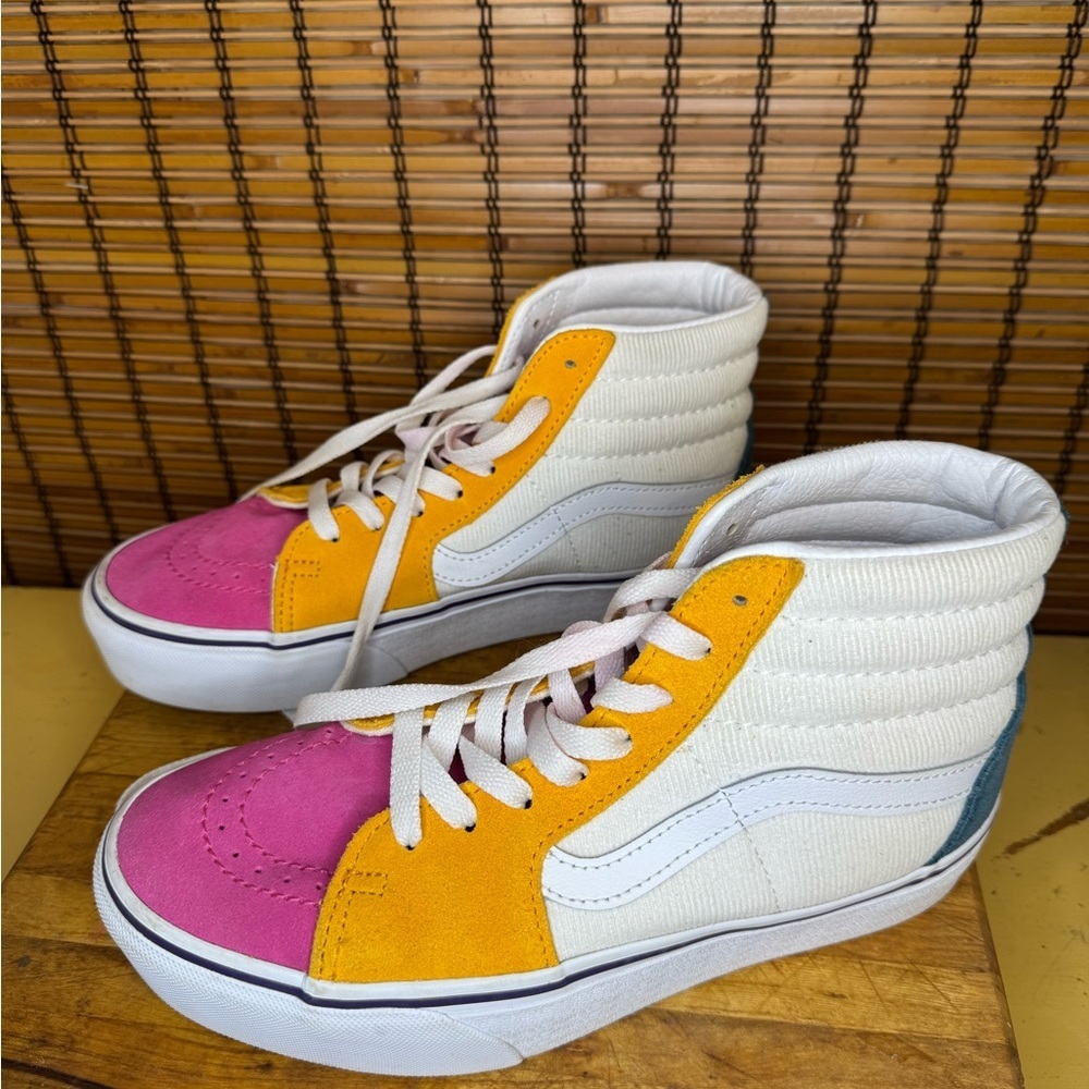 Vans SK8 Hi Performance 2.0 Color Block Corduroy - Picture 1 of 5